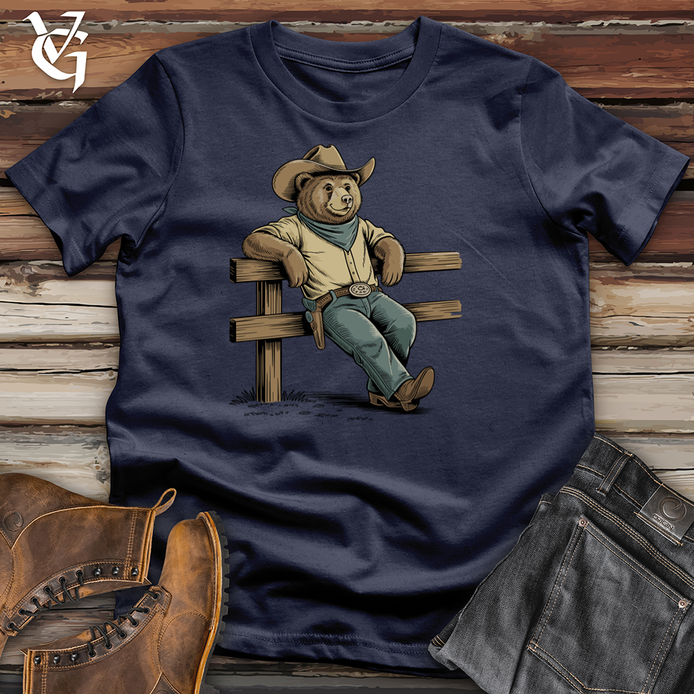 Viking Goods Cowboy Bear Tee Navy / L