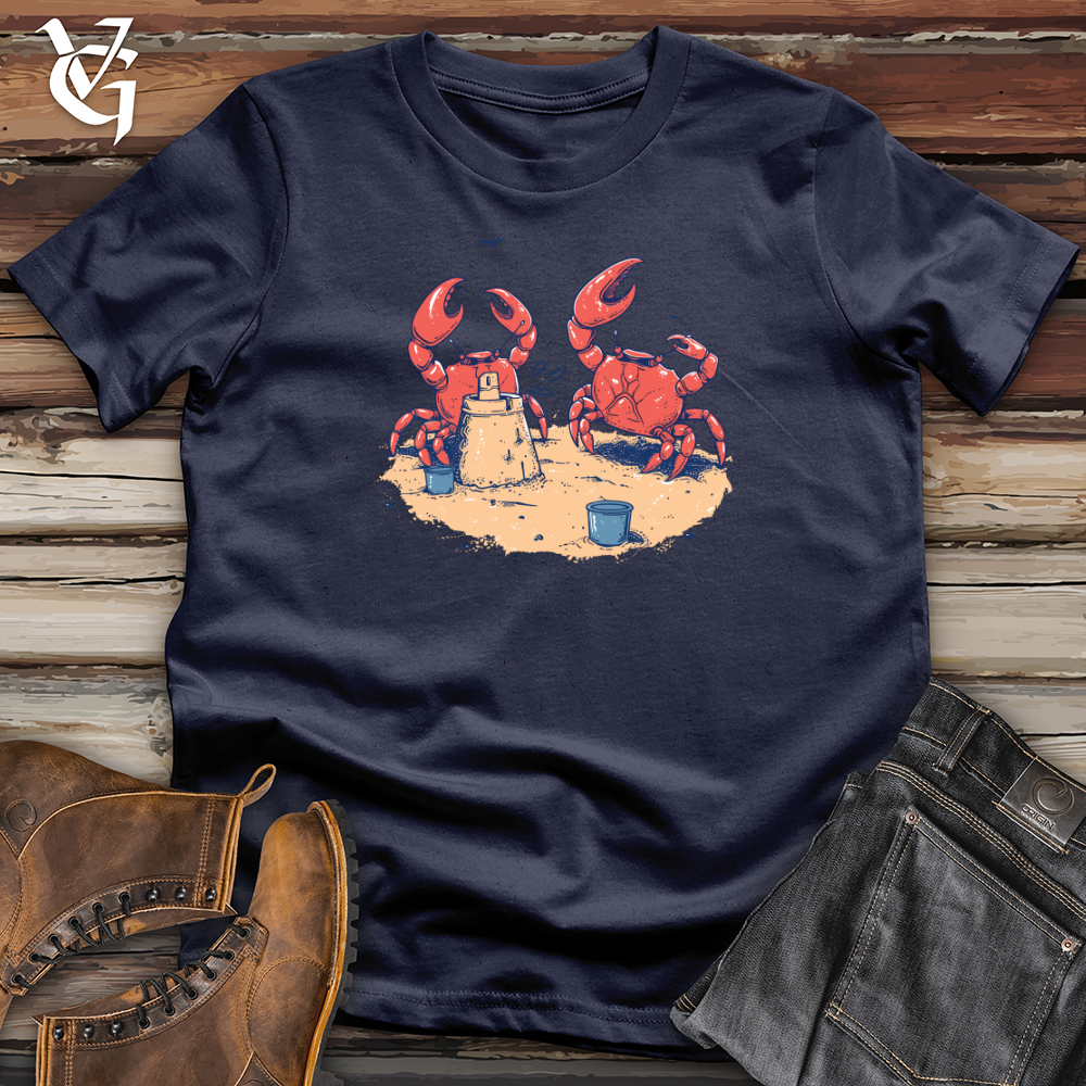 Viking Goods Crab Beach Engineers Softstyle Tee Navy / L