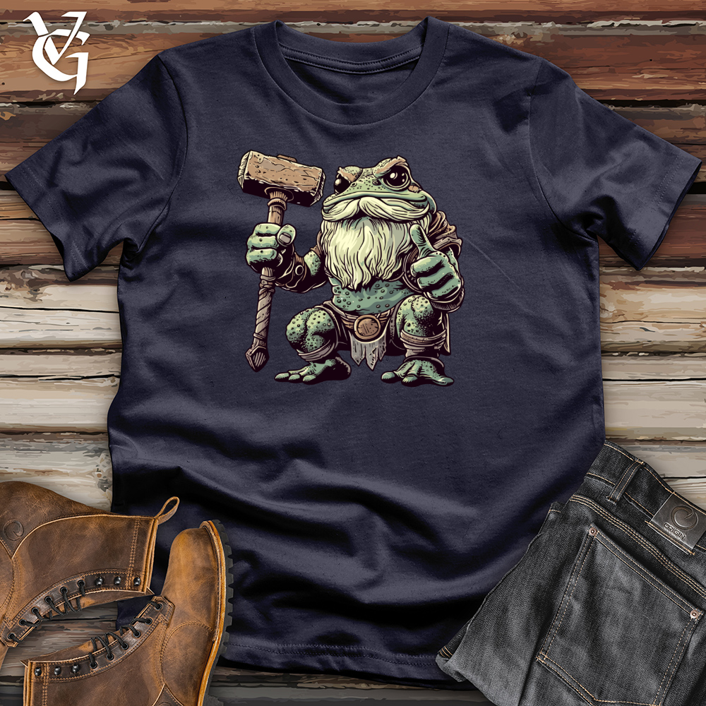 Viking Goods Craftsman Frog Aura Cotton Tee Navy / L