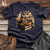 Viking Goods Curious Owl Book Reader Cotton Tee Navy / L