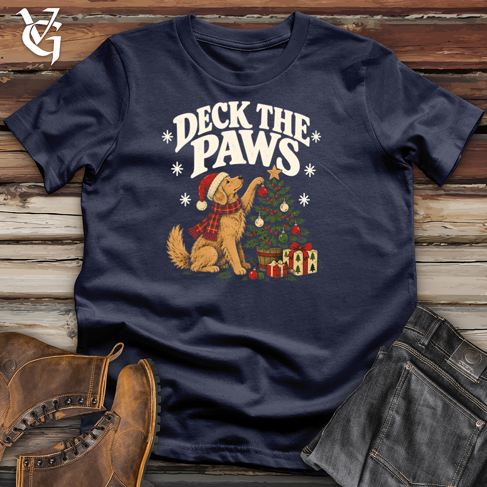 Viking Goods Deck the Paws Tee Navy / L