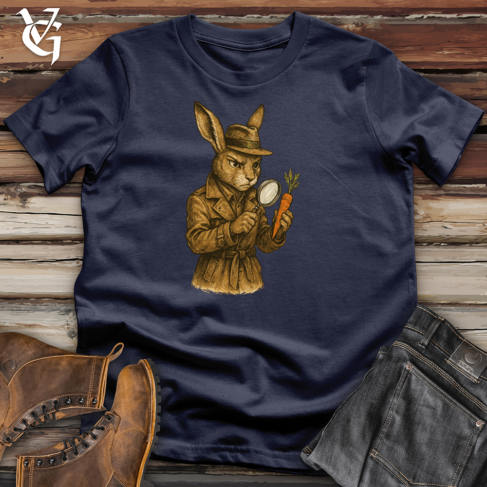 Viking Goods Detective Rabbit Tee Navy / L
