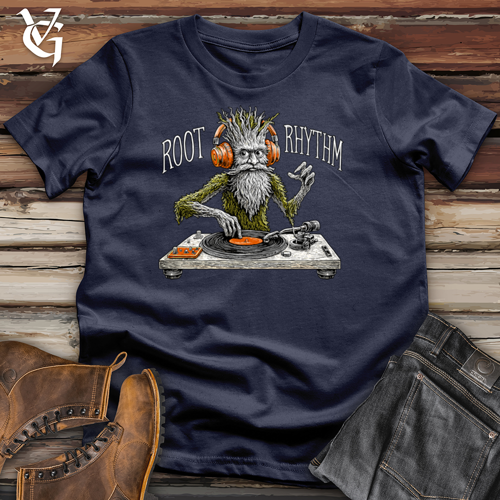 Viking Goods DJ Root Rhythm Softstyle Tee Navy / L