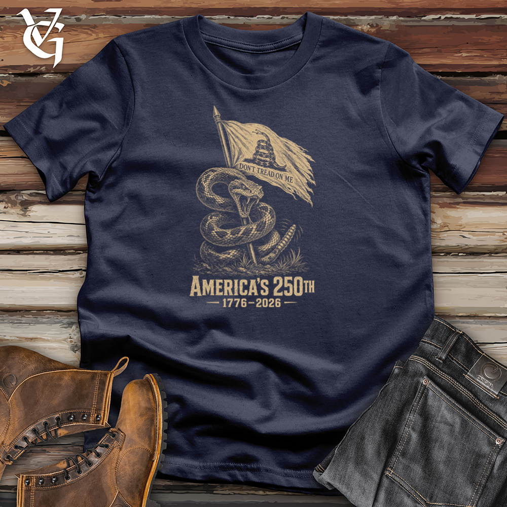 Viking Goods Don't Tread Snake Softstyle Tee Navy / L