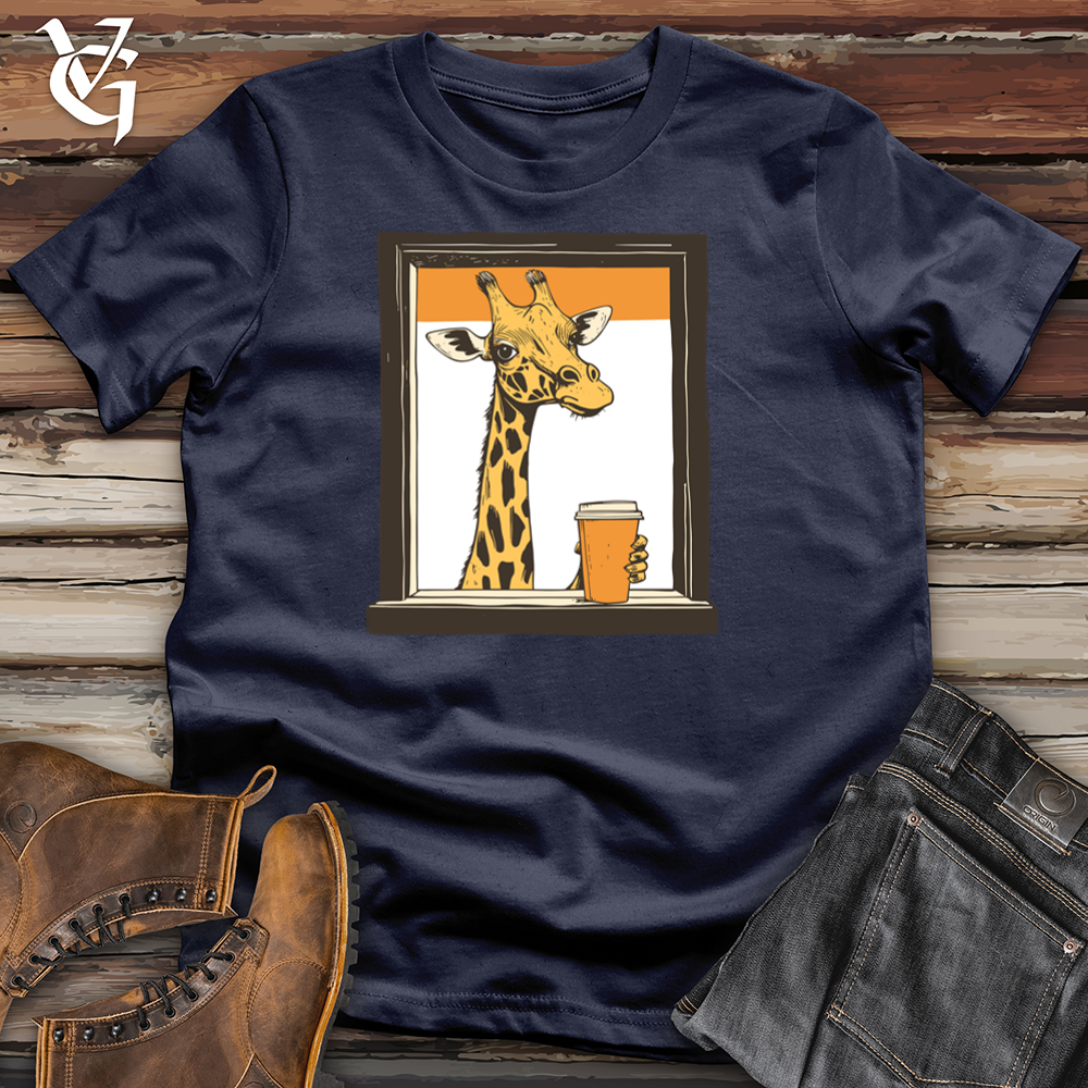 Viking Goods Drive Thru Giraffe Softstyle Tee Navy / L