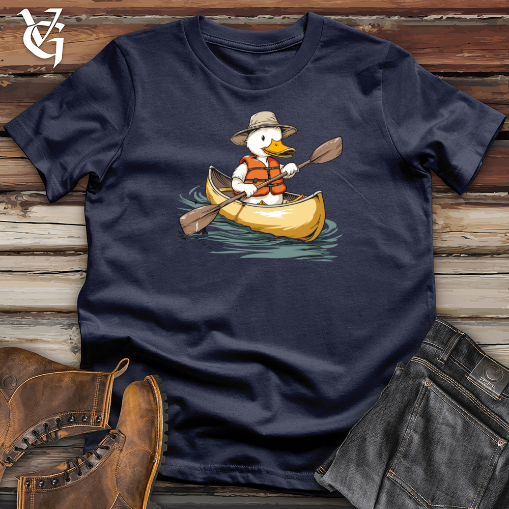 Viking Goods Duck Canoe Adventure Softstyle Tee Navy / L