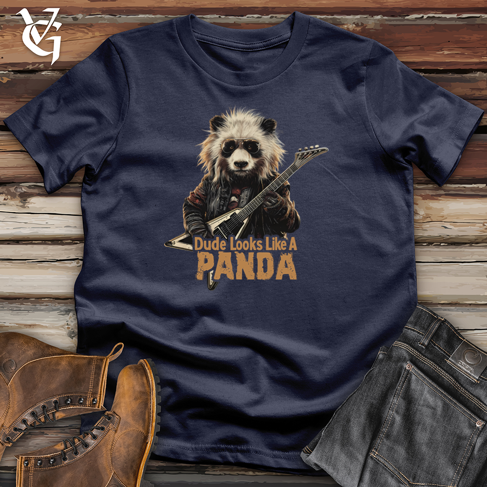 Viking Goods Dude Looks Like A Panda Softstyle Tee Navy / L