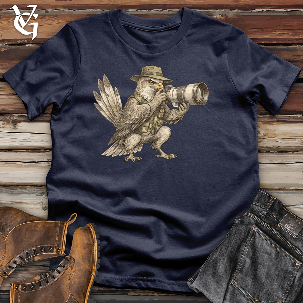 Viking Goods Eagle Photographer Tee Navy / L