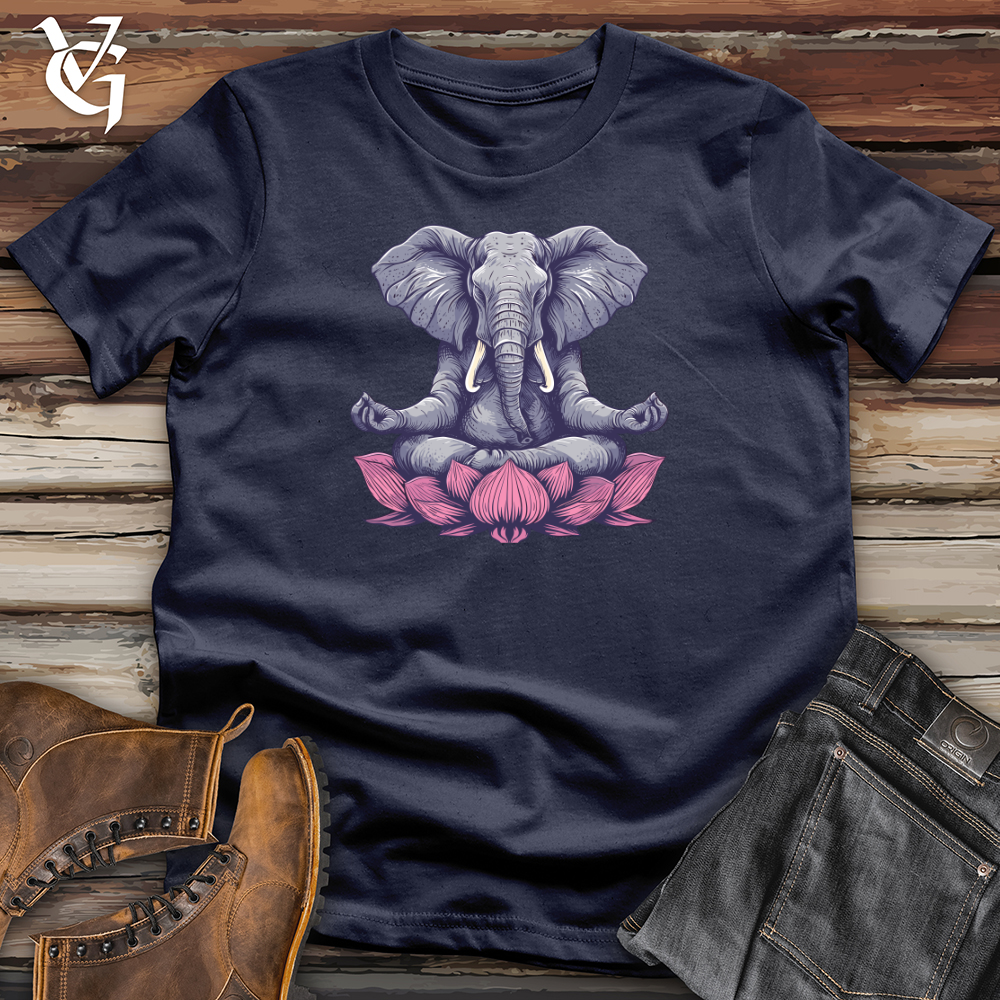Viking Goods Elephant Lotus Harmony Softstyle Tee Navy / L