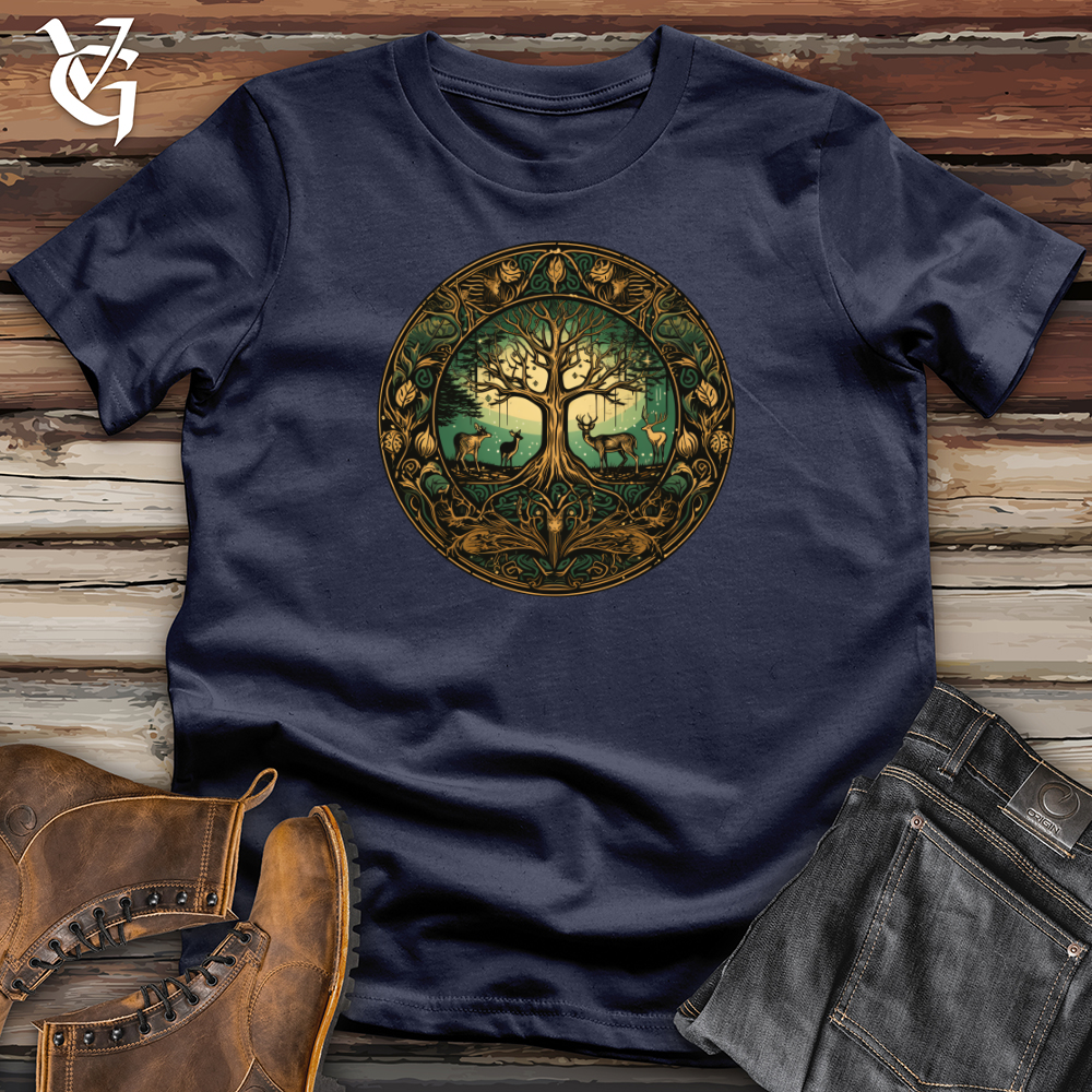 Viking Goods Enchanted Forest Cycle Softstyle Tee Navy / L