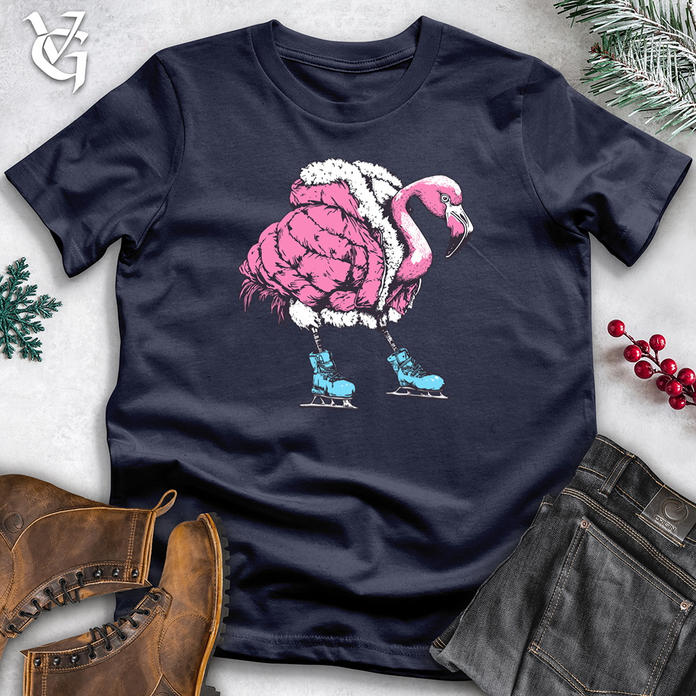Viking Goods Flamingo Skates Softstyle Tee Navy / L