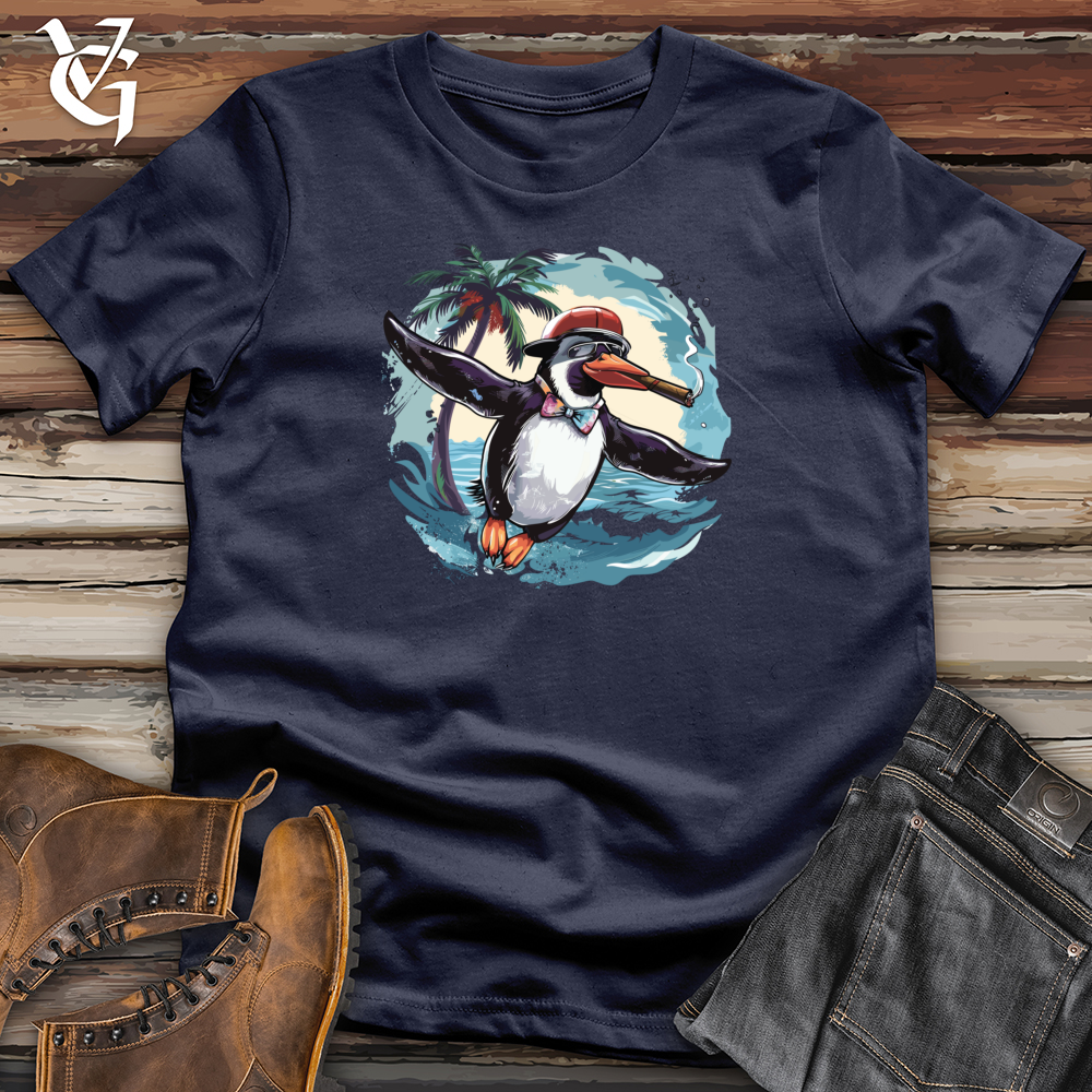 Viking Goods Flying Penguin Swag Softstyle Tee Navy / L