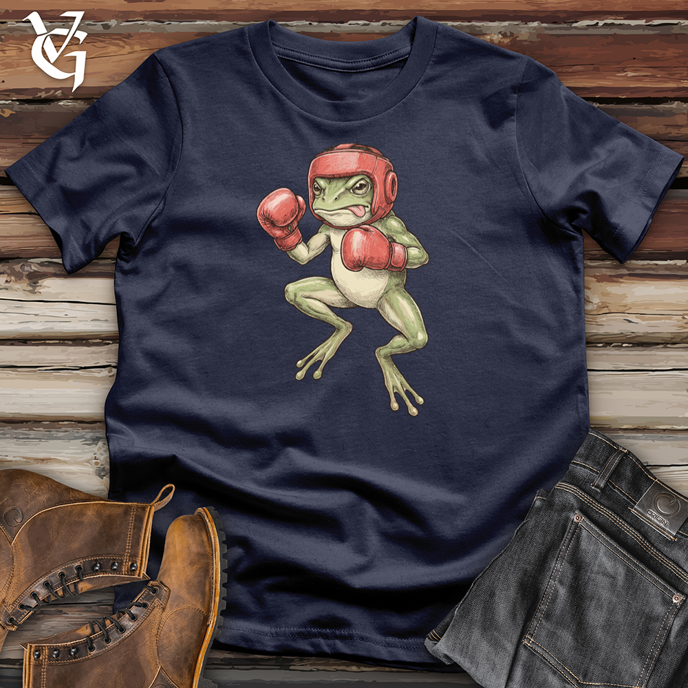 Viking Goods Frog Boxer Tee Navy / L