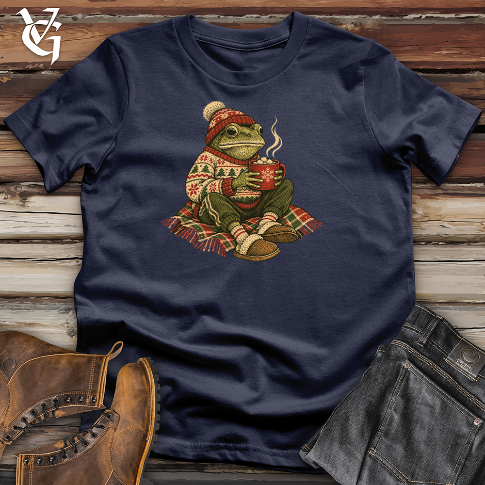 Viking Goods Frog Cocoa Tee Navy / L