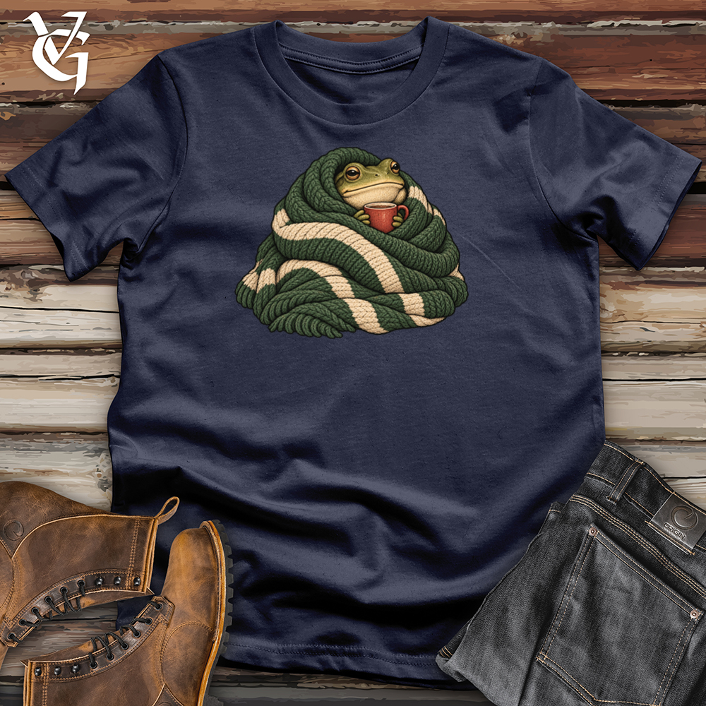Viking Goods Frog Cozy Blanket Tee Navy / L