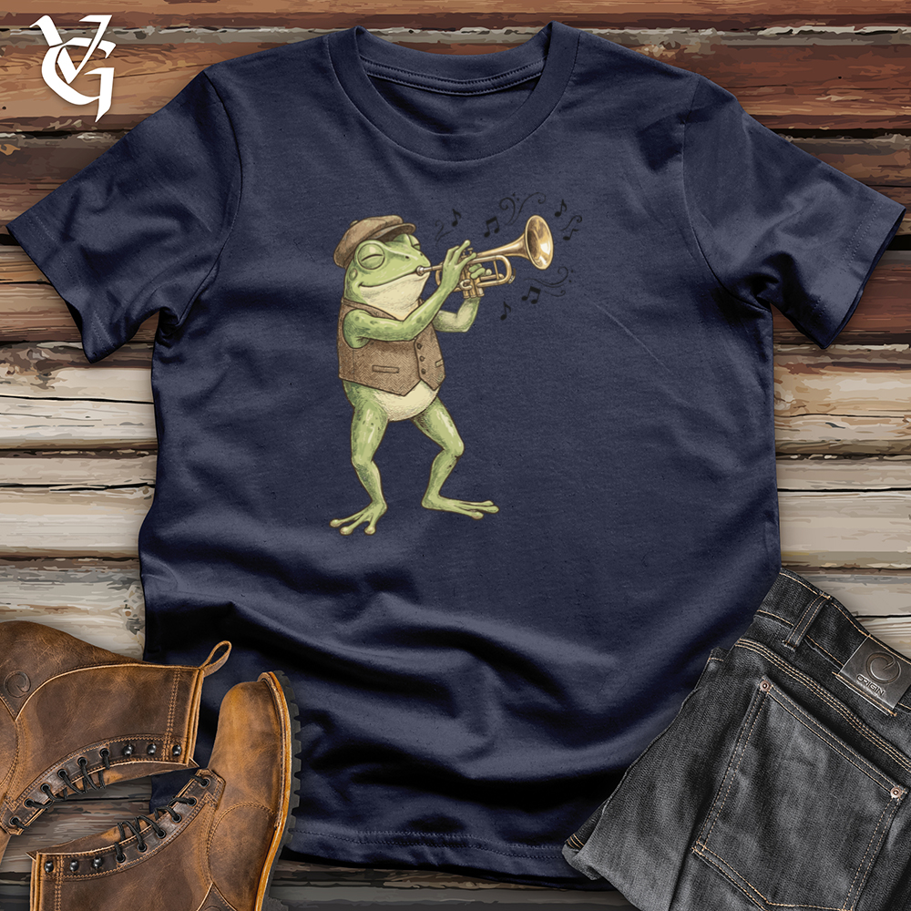 Viking Goods Frog Jazz Trumpet Tee Navy / L