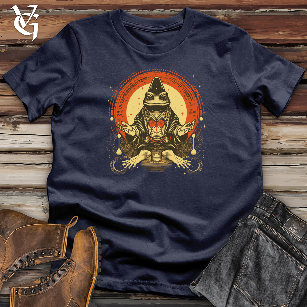 Viking Goods Frog Mystical Meditation Softstyle Tee Navy / L