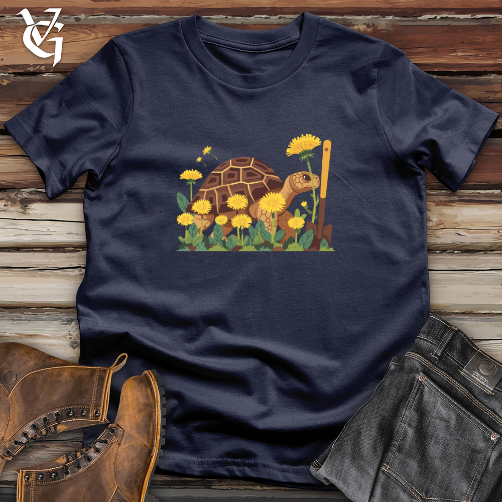 Viking Goods Gardening Tortoise Softstyle Tee Navy / L