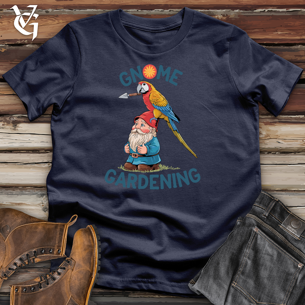 Viking Goods Gnome Gardening Softstyle Tee Navy / L