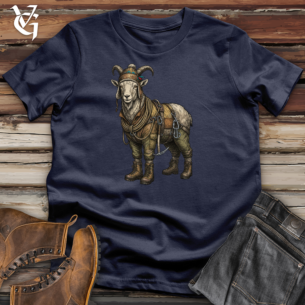 Viking Goods Goat Mountain Climber Tee Navy / L