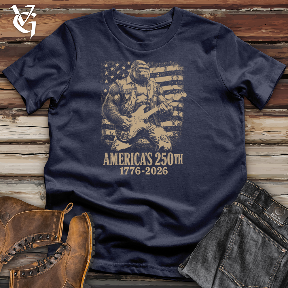 Viking Goods Gorilla American Guitar Softstyle Tee Navy / L