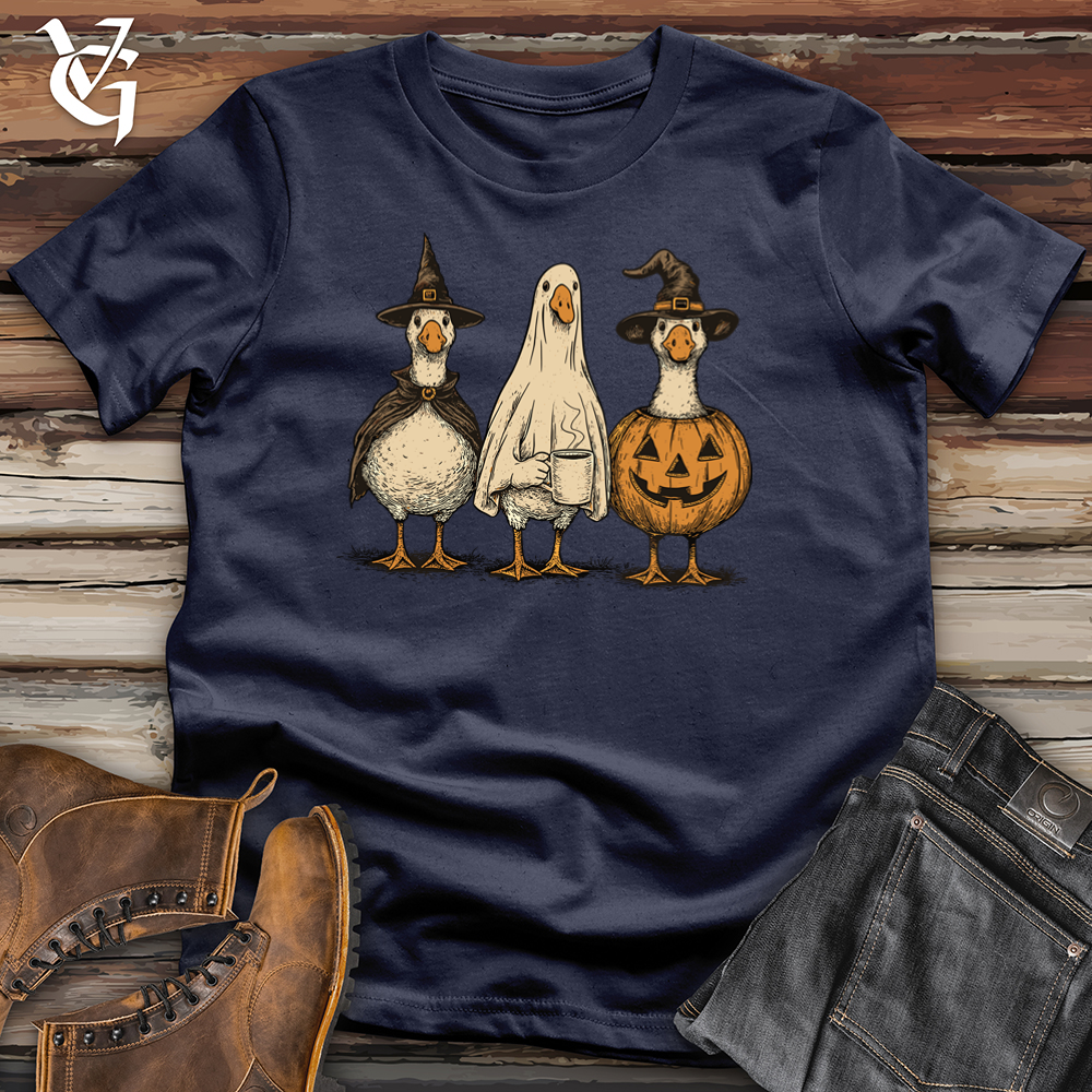 Viking Goods Halloween Goose Squad Softstyle Tee Navy / L