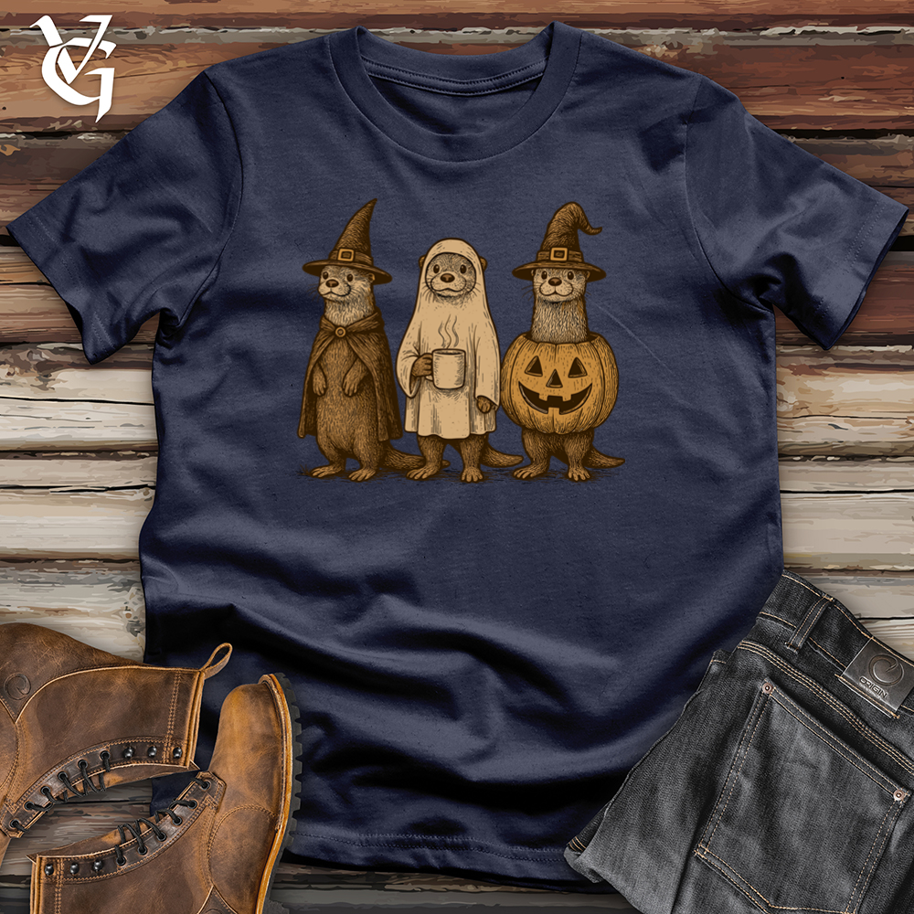 Viking Goods Halloween Otter Squad Softstyle Tee Navy / L