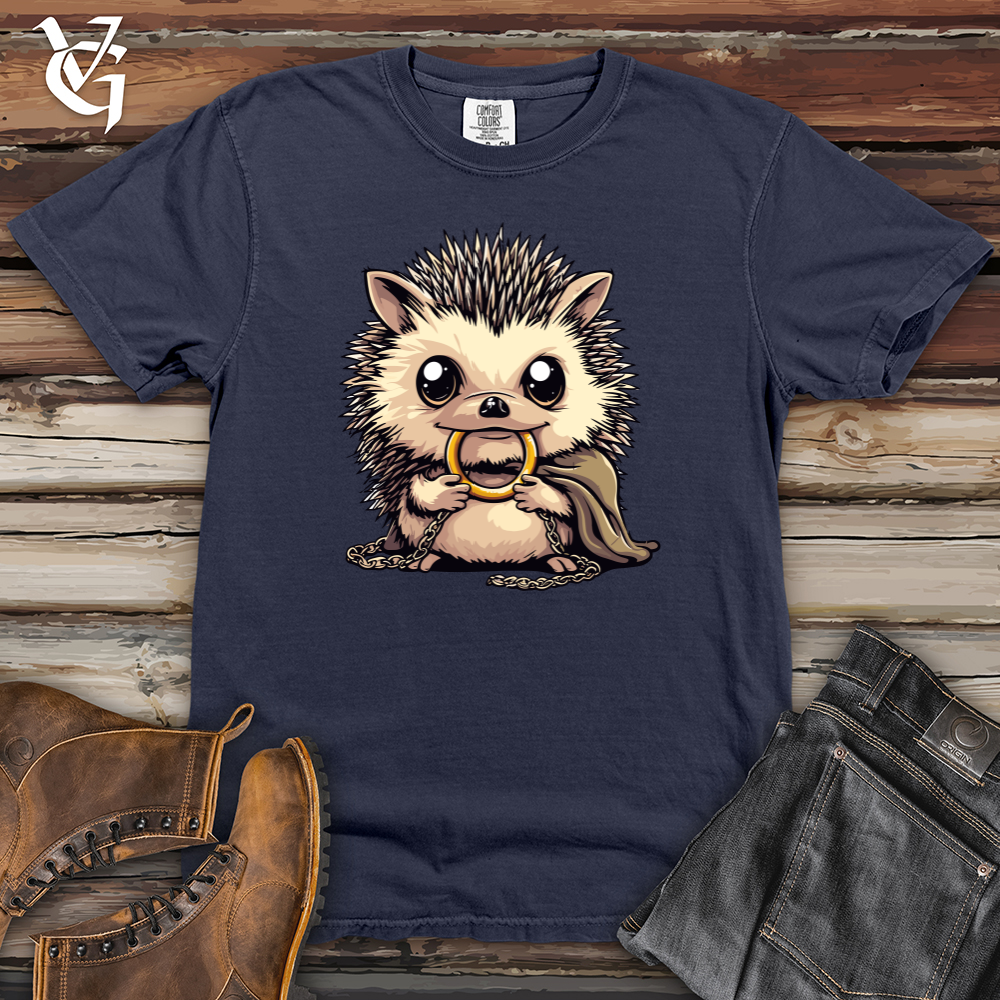 Viking Goods Hedgehog Ring Of Power Heavy Cotton Comfort Colors Tee Navy / L