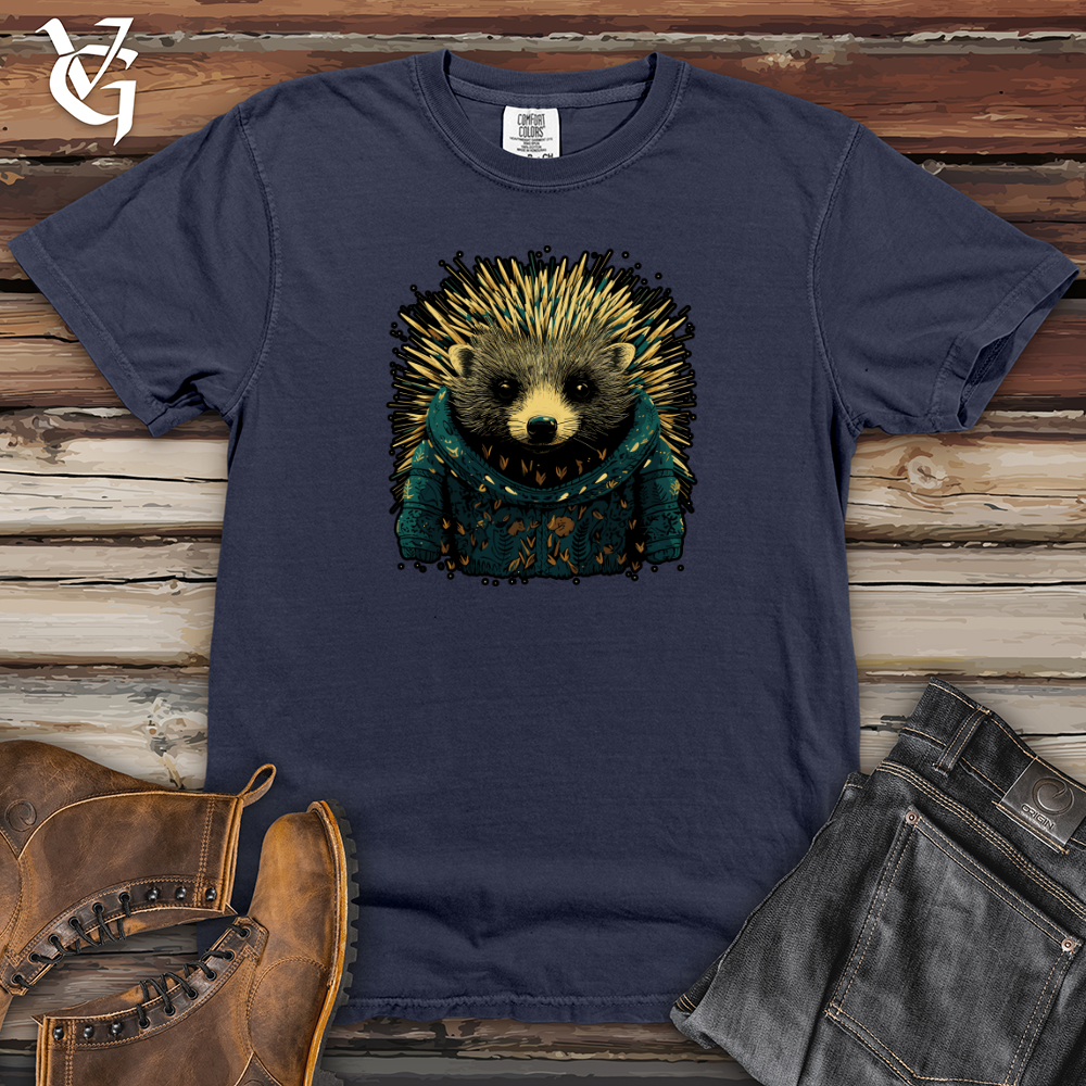 Viking Goods Hedgehog Starlit Snuggle Heavy Cotton Comfort Colors Tee Navy / L