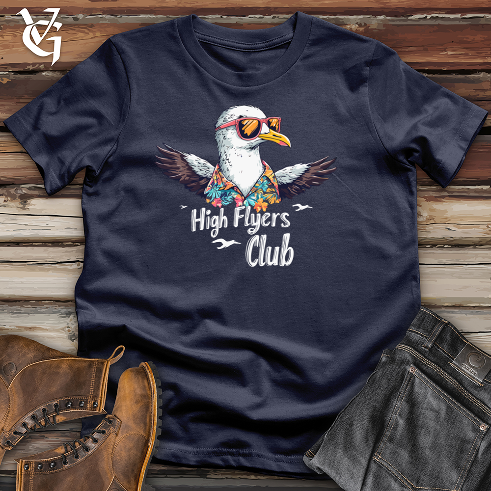 Viking Goods High Flyers Club Eagle Softstyle Tee Navy / L