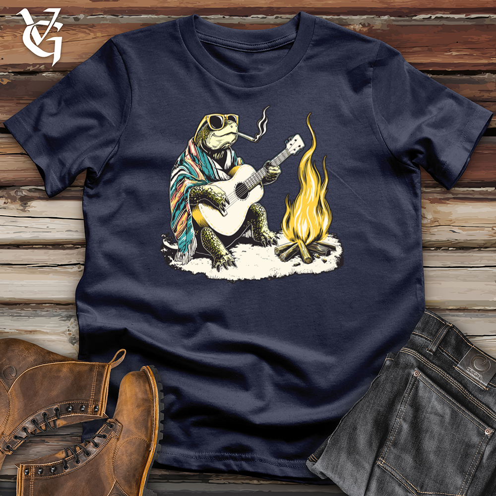 Viking Goods Hippy Turtle Softstyle Tee Navy / L