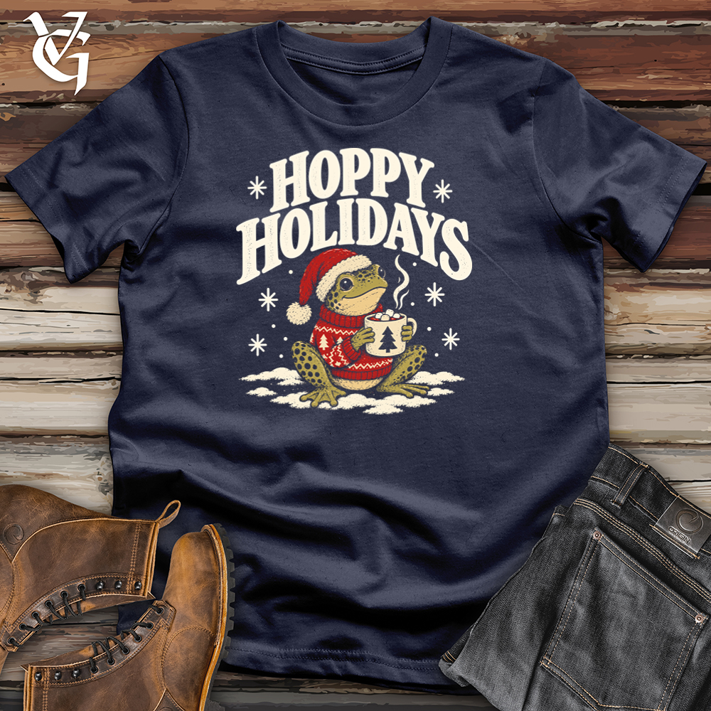 Viking Goods Hoppy Holidays Tee Navy / L