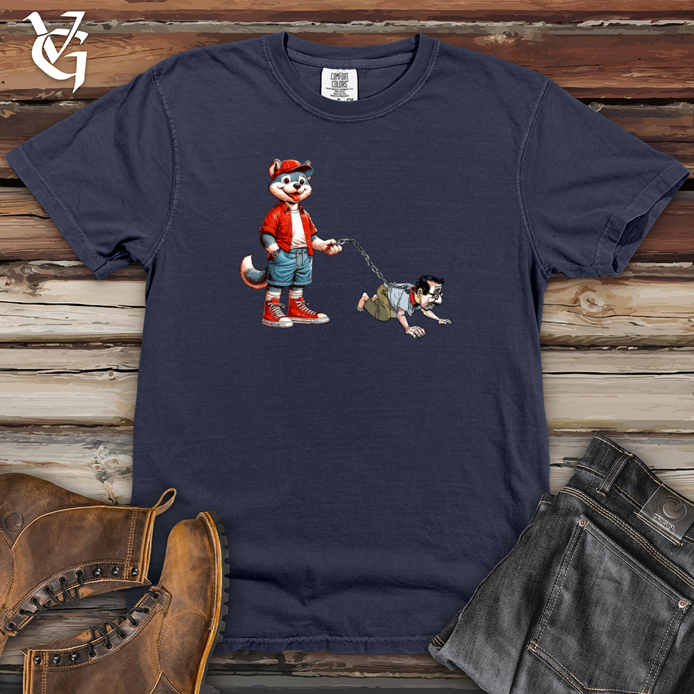 Viking Goods Human Walking Heavy Cotton Comfort Colors Tee Navy / L