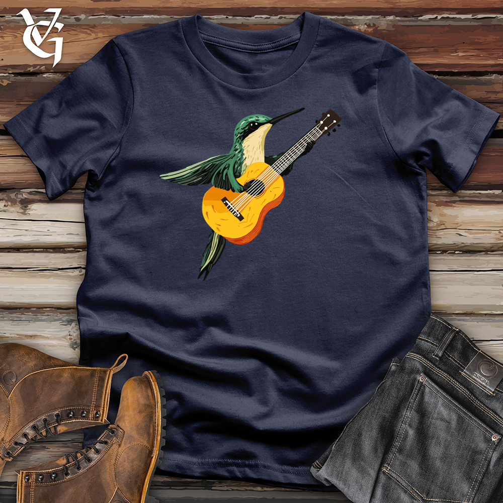 Viking Goods Hummingbird Guitarist Softstyle Tee Navy / L