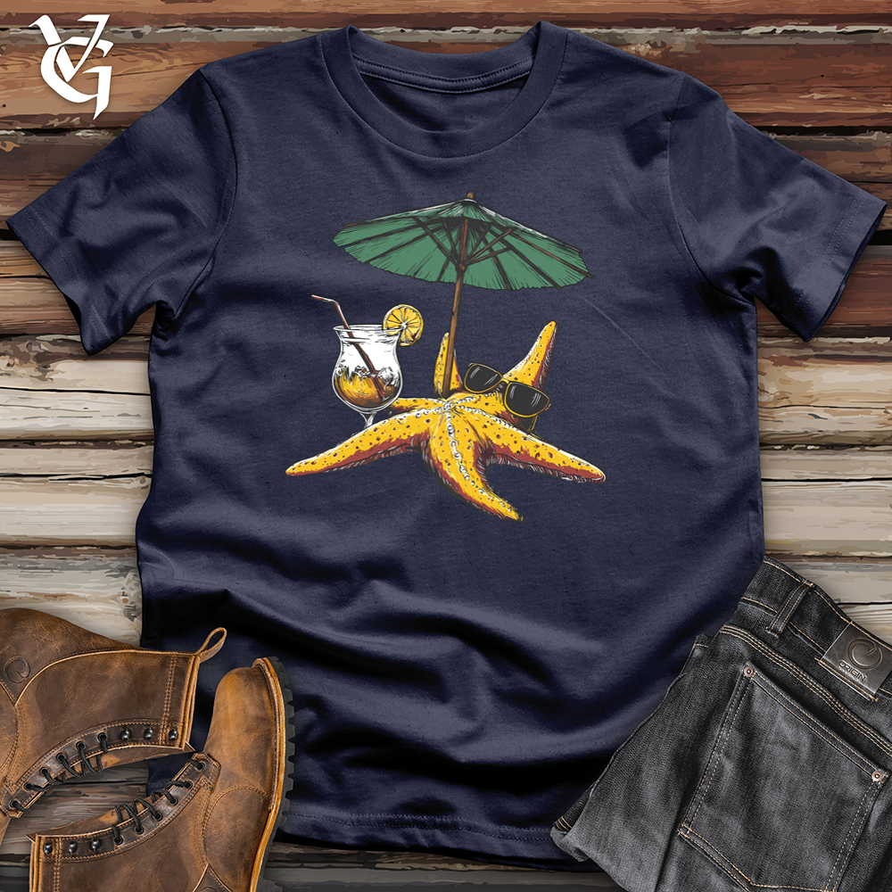 Viking Goods Hungover Starfish Softstyle Tee Navy / L