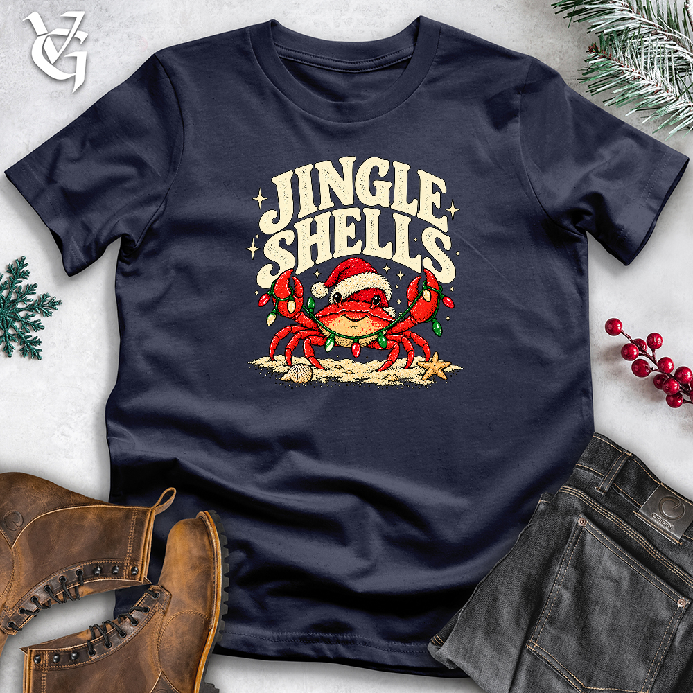 Viking Goods Jingle Shells Crab Softstyle Tee Navy / L