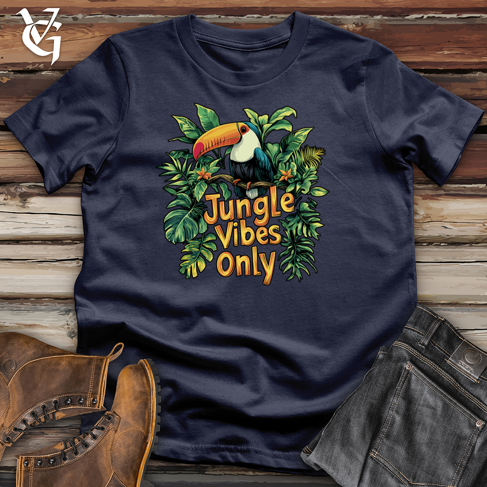 Viking Goods Jungle Vibes Only Softstyle Tee Navy / L