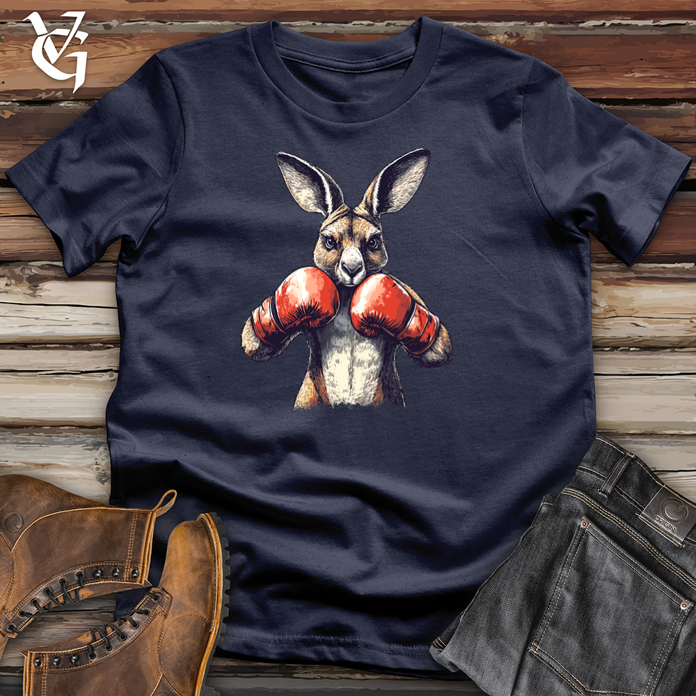 Viking Goods Kangaroo Knockout Softstyle Tee Navy / L