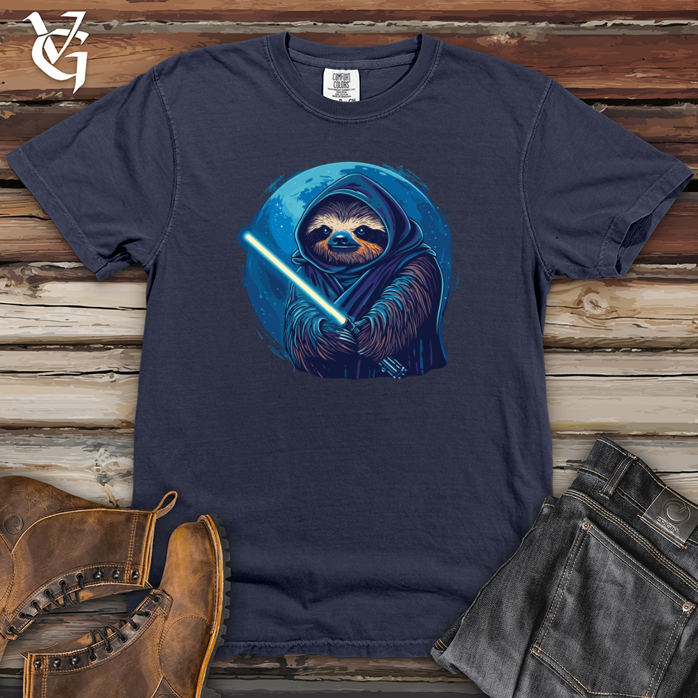 Viking Goods Knighted Sloth Heavy Cotton Comfort Colors Tee Navy / L