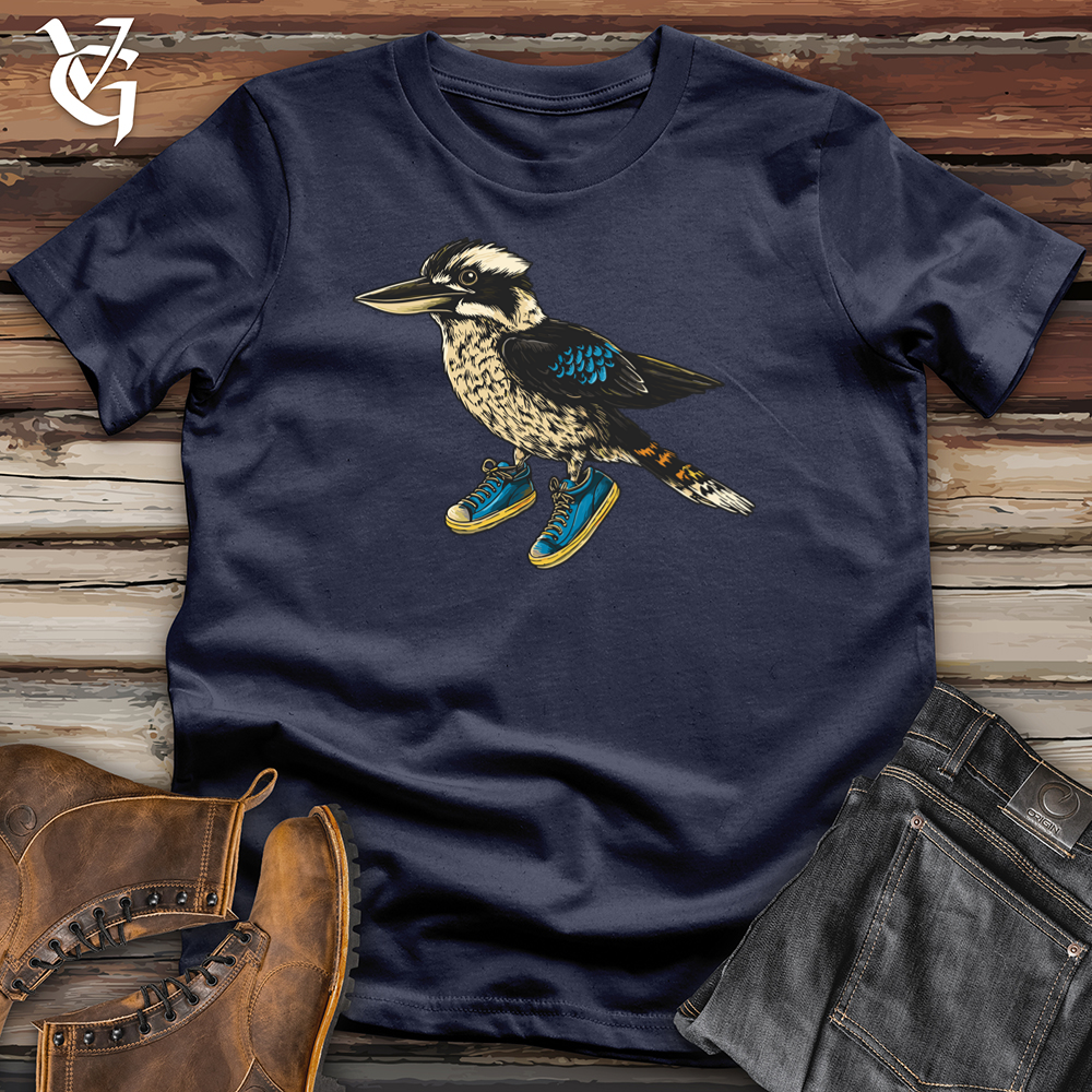 Viking Goods Kookaburra Neon Flight Softstyle Tee Navy / L