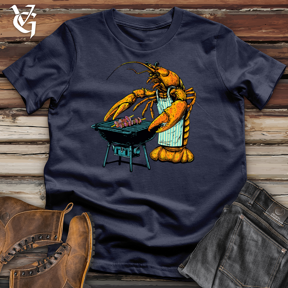 Viking Goods Lobstar Barbecue Softstyle Tee Navy / L