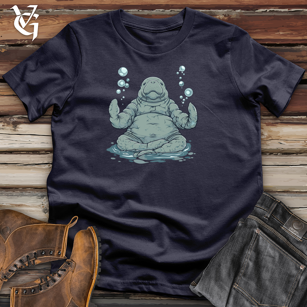 Viking Goods Manatee Zen Master Cotton Tee Black / L