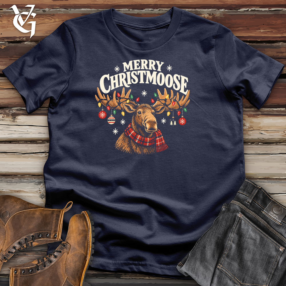 Viking Goods Merry Christmoose Tee Navy / L