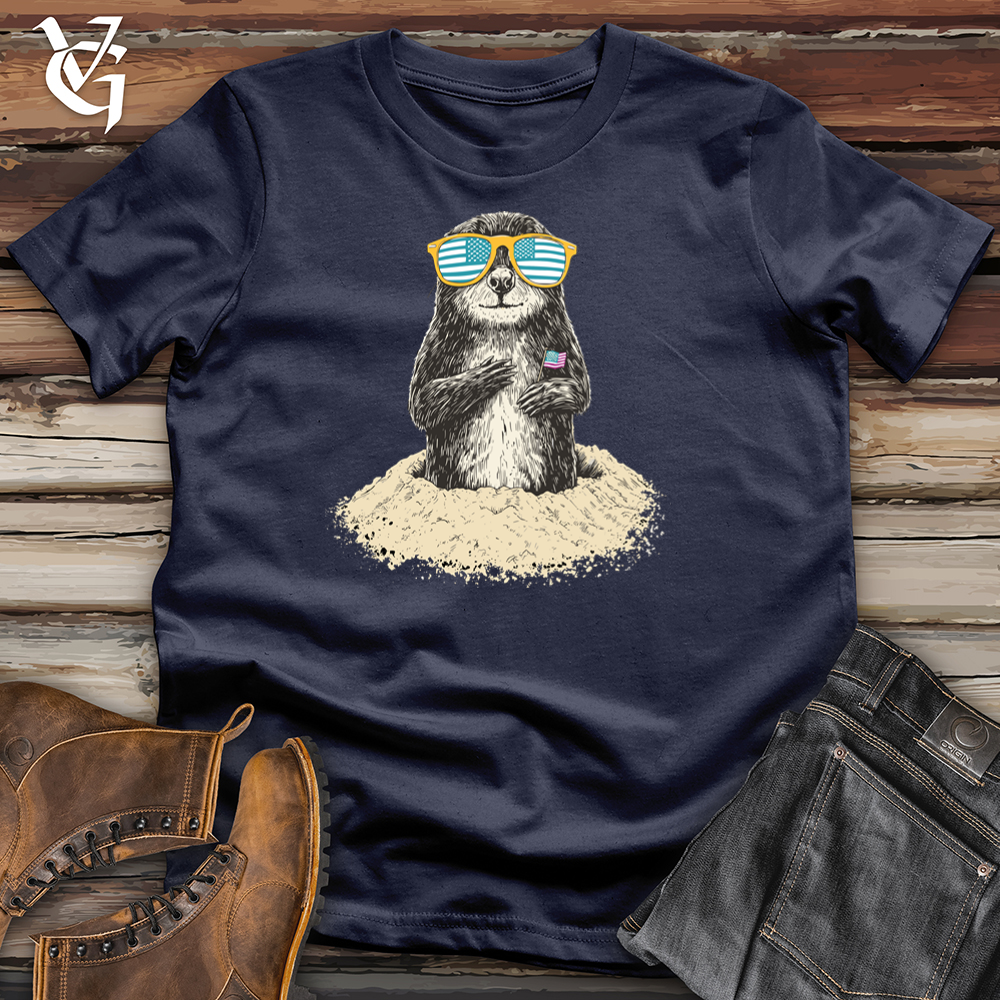 Viking Goods Mole Pledge of Allegiance Softstyle Tee Navy / L