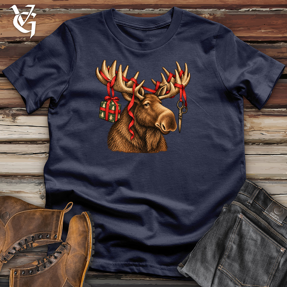 Viking Goods Moose Ribbon Tee Navy / L
