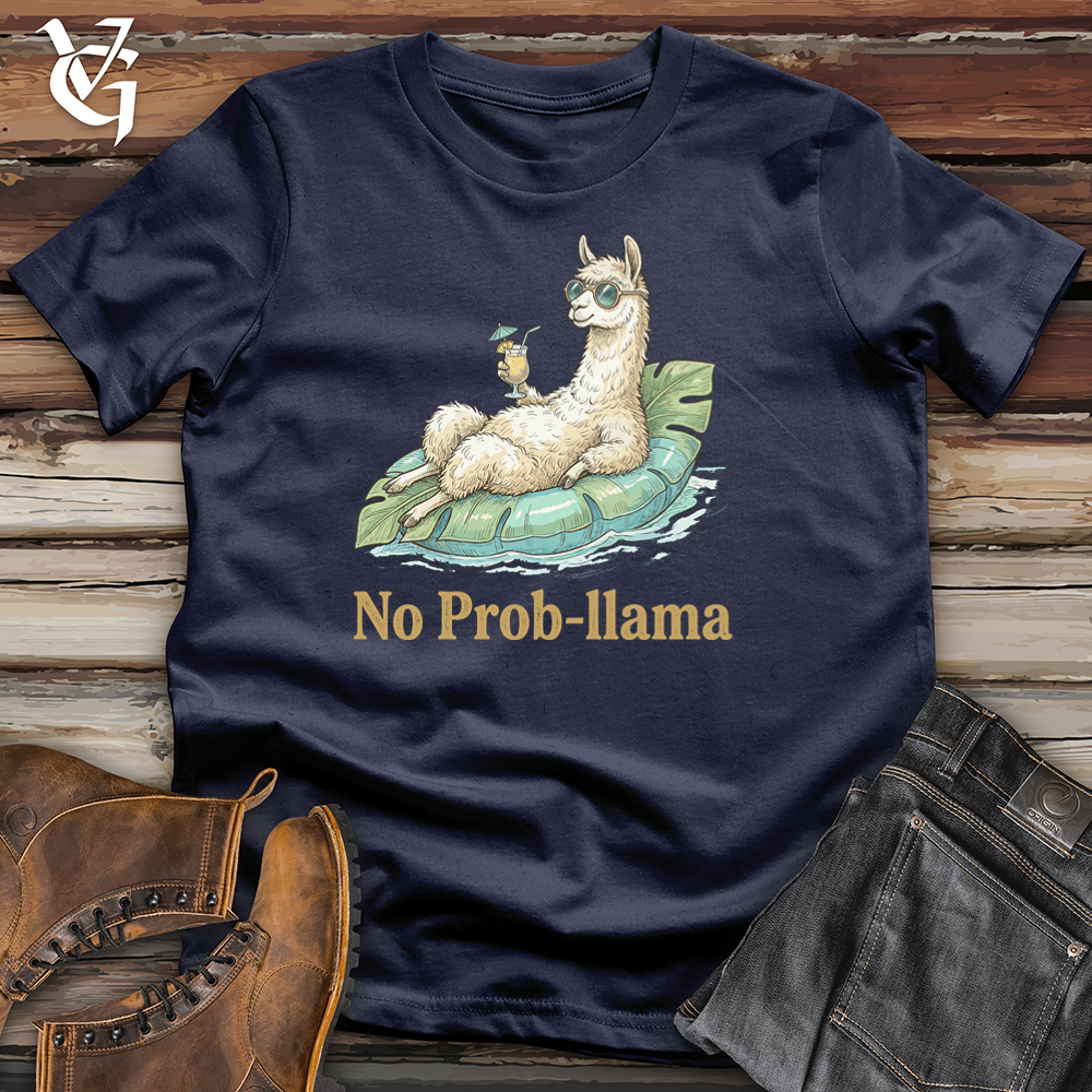 Viking Goods No Prob-Llama Tee Navy / L