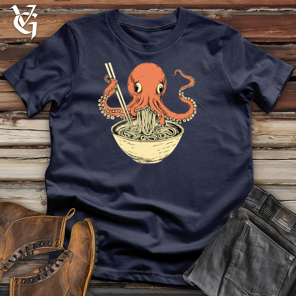Viking Goods Octopus Noodlin Softstyle Tee Navy / L
