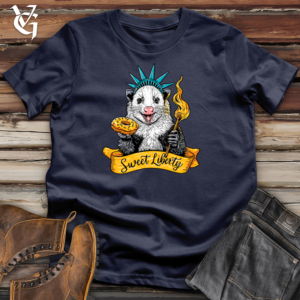 Viking Goods Opossum Sweet Liberty Softstyle Tee Navy / L