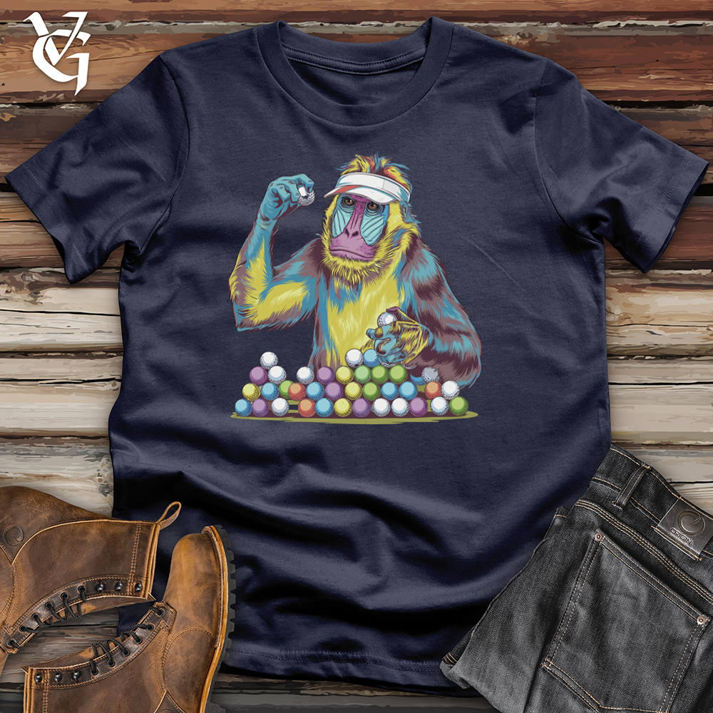 Viking Goods Orangutang Golf Collector Softstyle Tee Navy / L