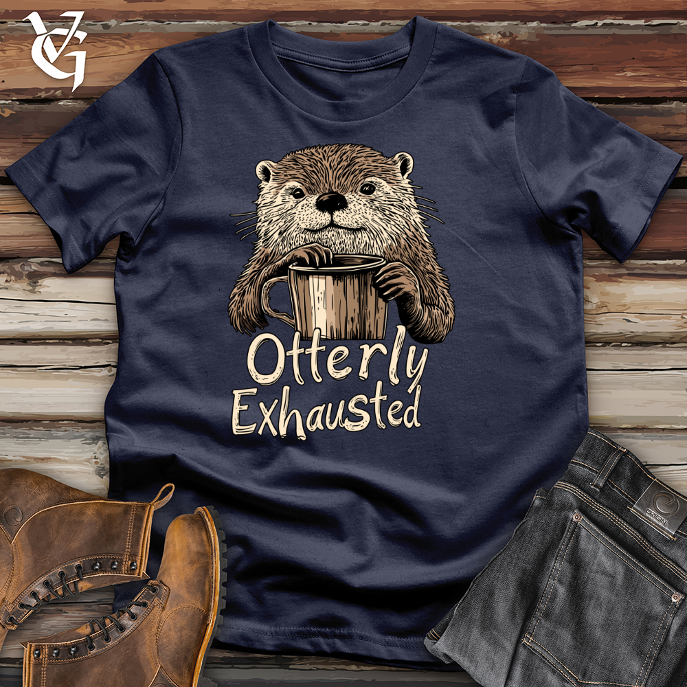 Viking Goods Otterly Exhausted Tee Navy / L